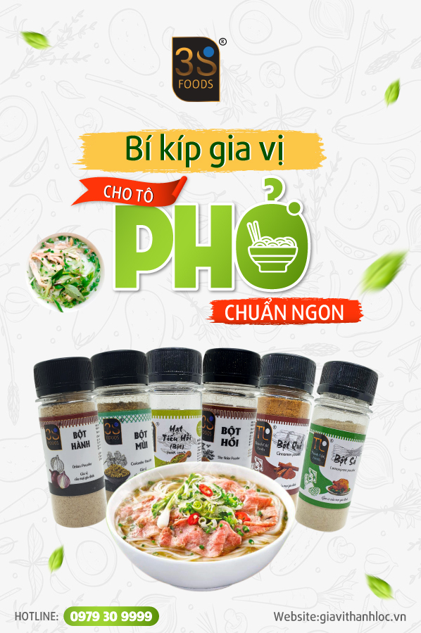 IA VỊ CHUẨN CHO TÔ PHỞ CHUẨN NGON ĐÚNG ĐIỆU