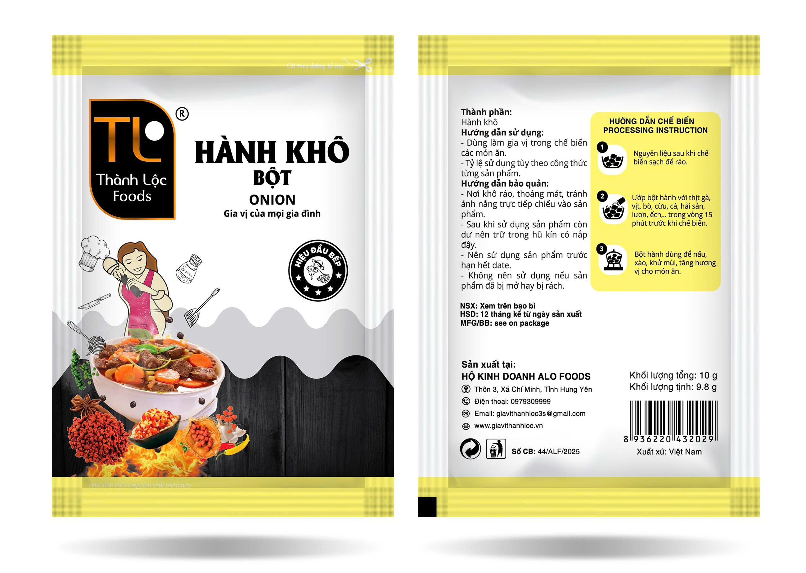 Bột hành G10g(9.8g)