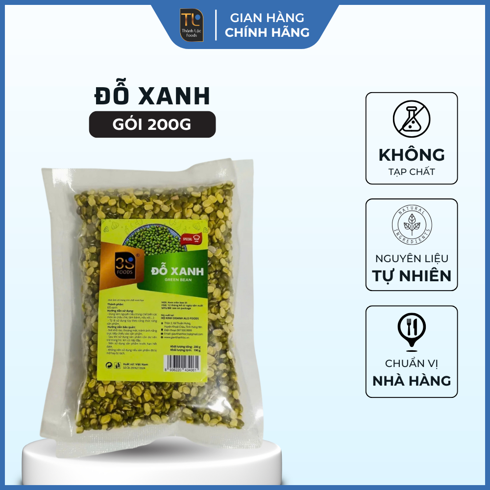 Đỗ xanh 5% G200g (190g)