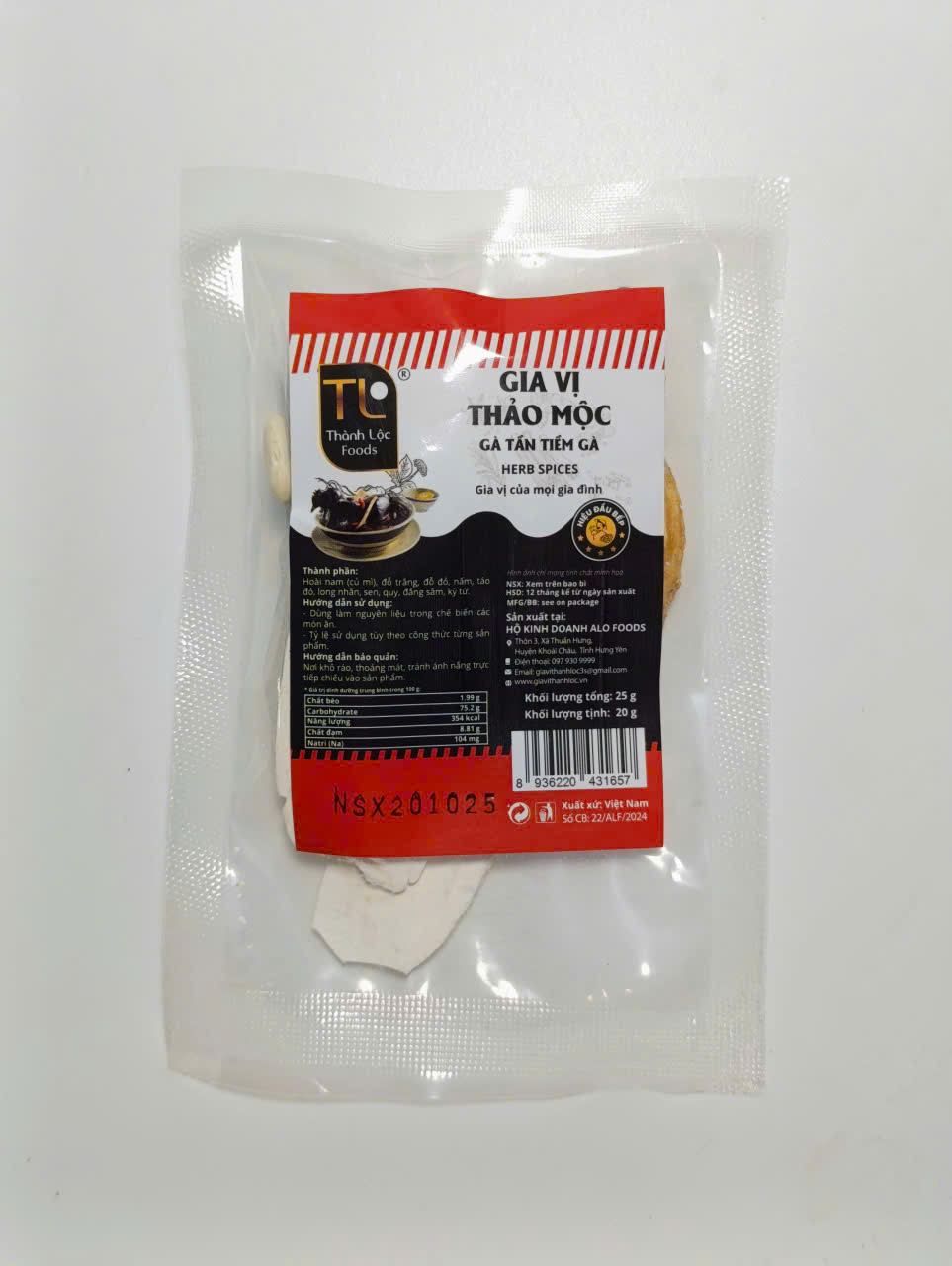 Gia vị thảo mộc (gà tần) G25g (20g) #