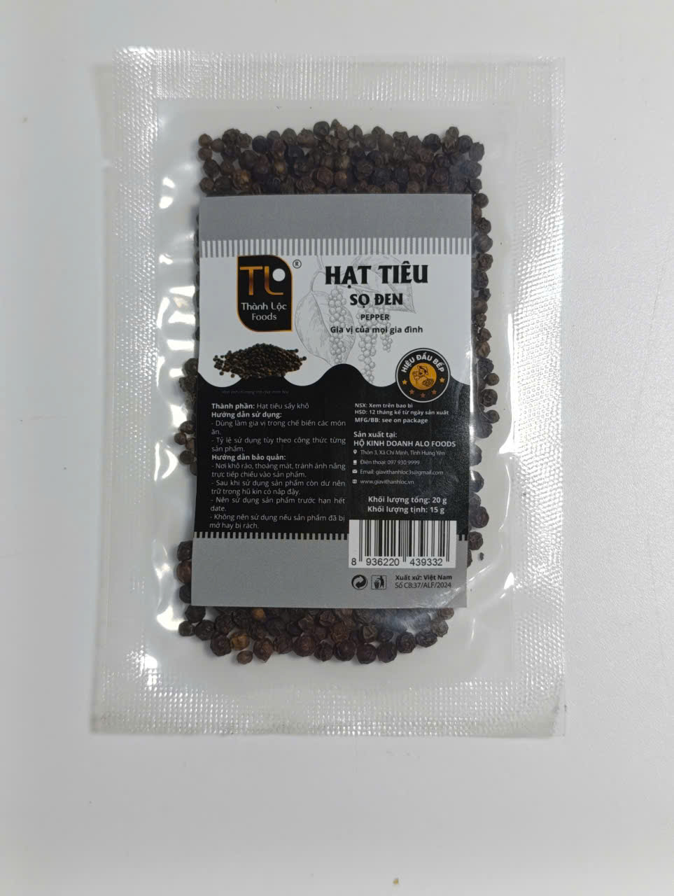 Hạt tiêu (sọ đen) G20g (15g) #