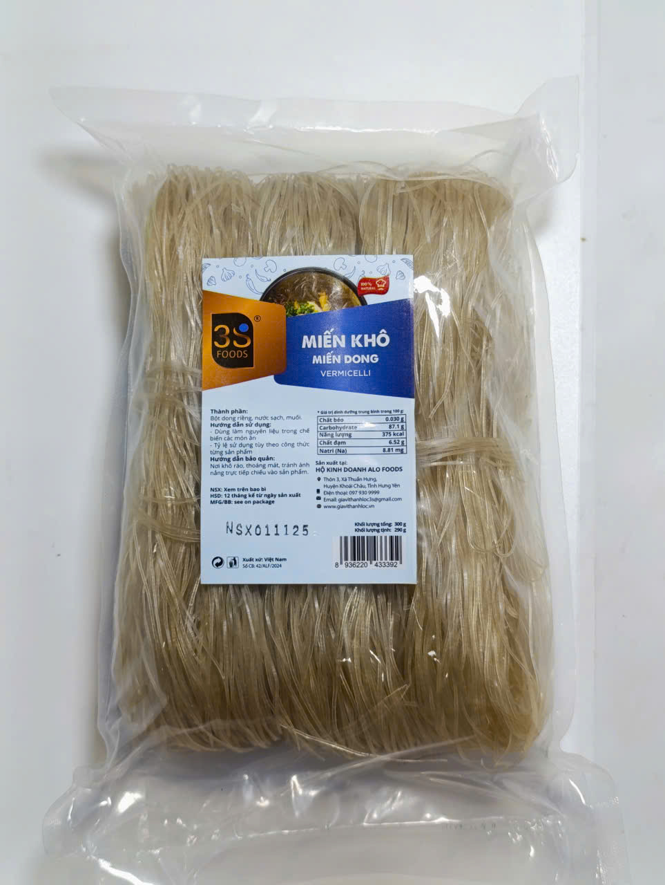 Miến khô (Miến dong) G300g (290g) #