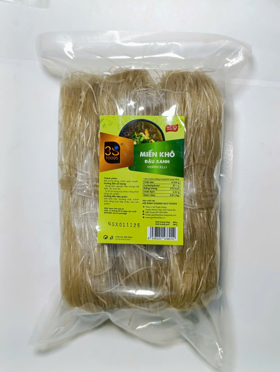 Miến khô (Đậu xanh) G300g (290g) #