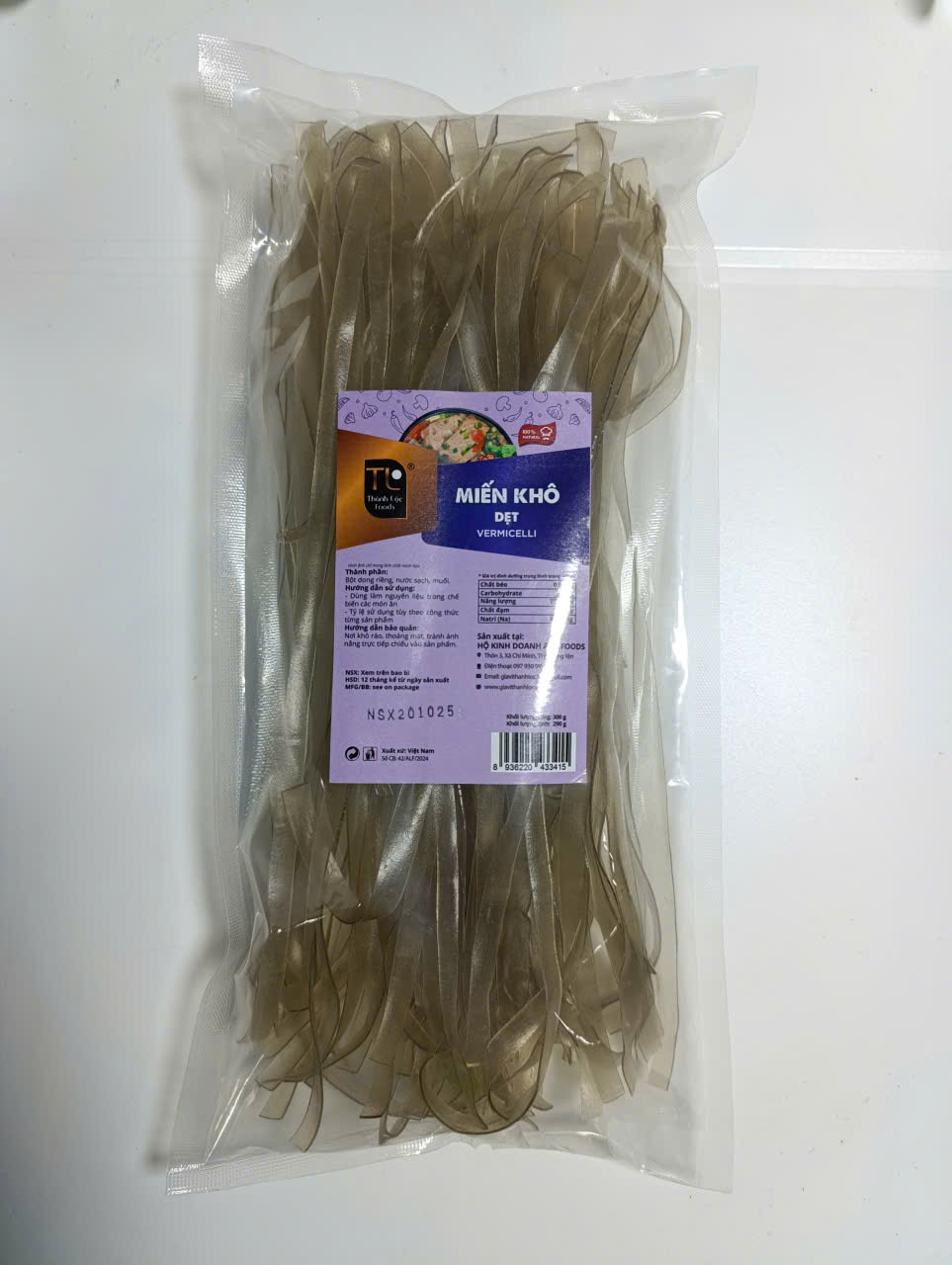 Miến khô (Dẹt) G300g (290g)