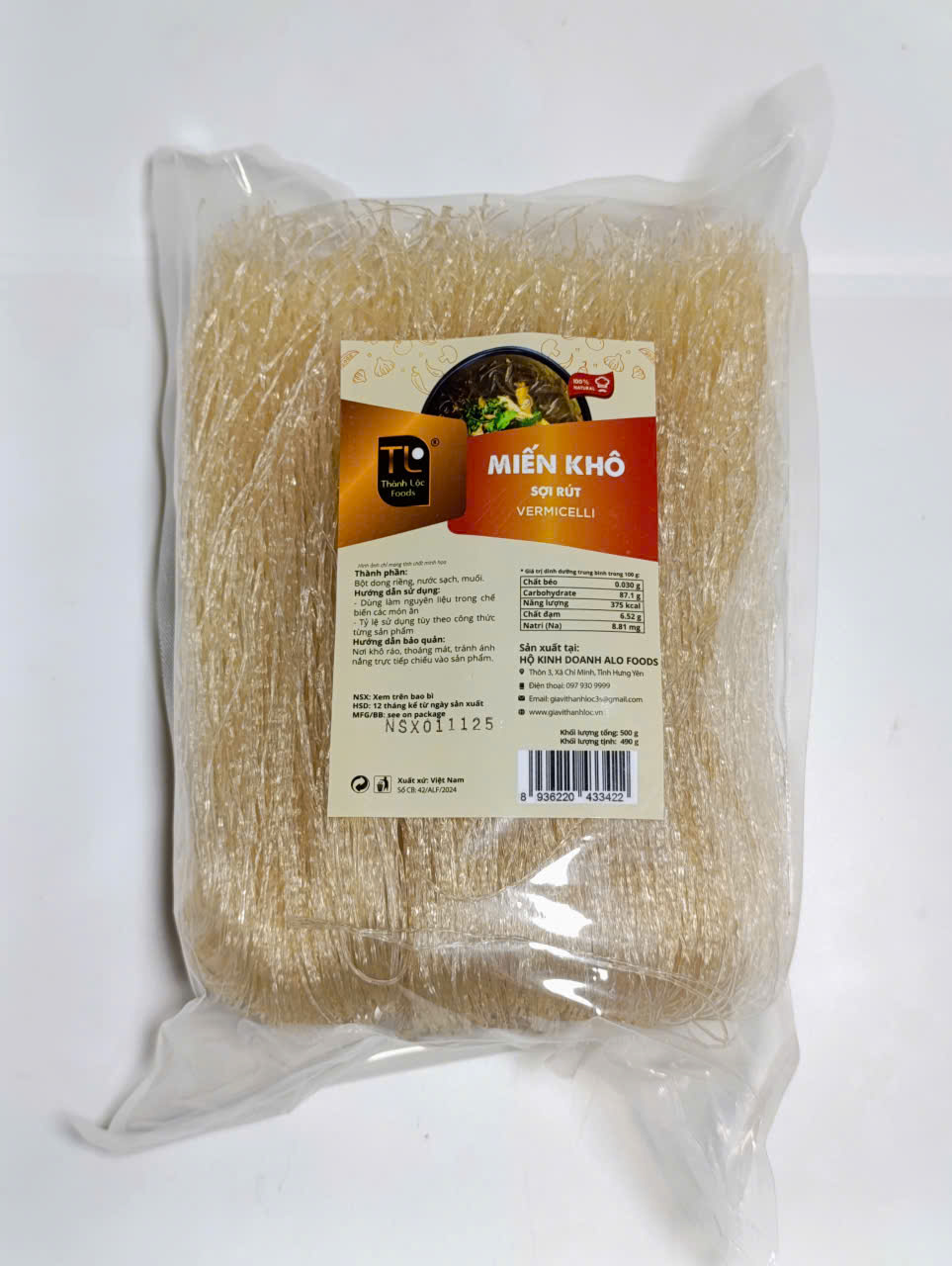 Miến khô (Sợi rút) G500g (490g)