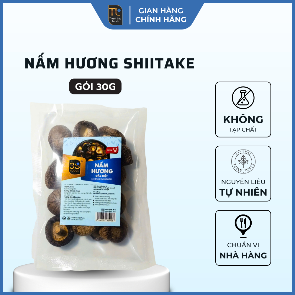 Nấm hương ĐB 5% G30g (25g)