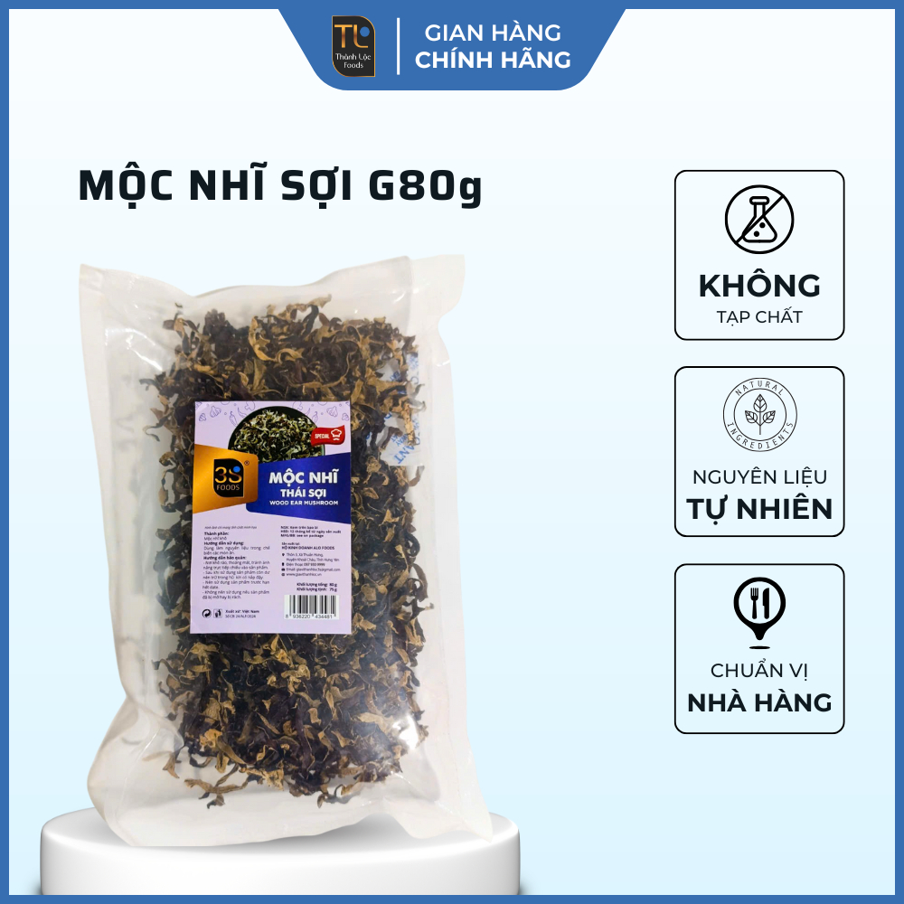Mộc nhĩ sợi 5% G80g (75g)