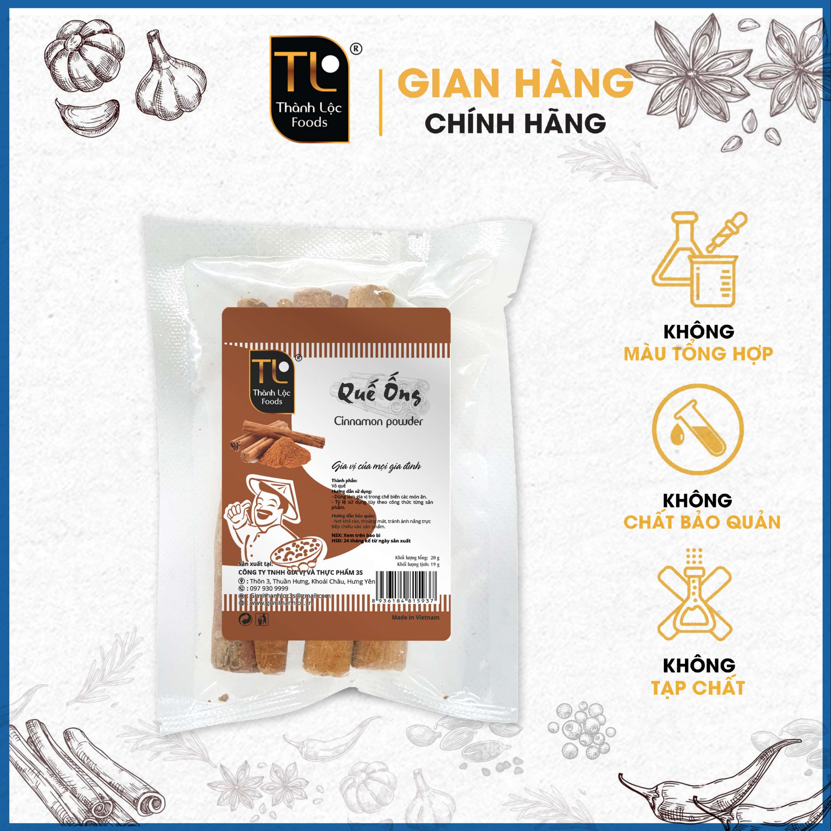 Quế khô 5% G20g (19g)