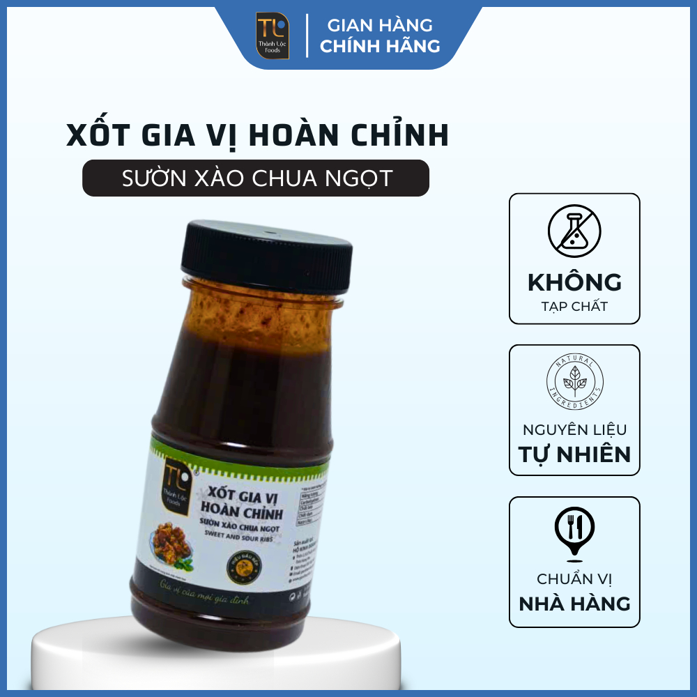 Xốt gia vị hoàn chỉnh (Sườn Xào Chua Ngọt) H140g (126g)