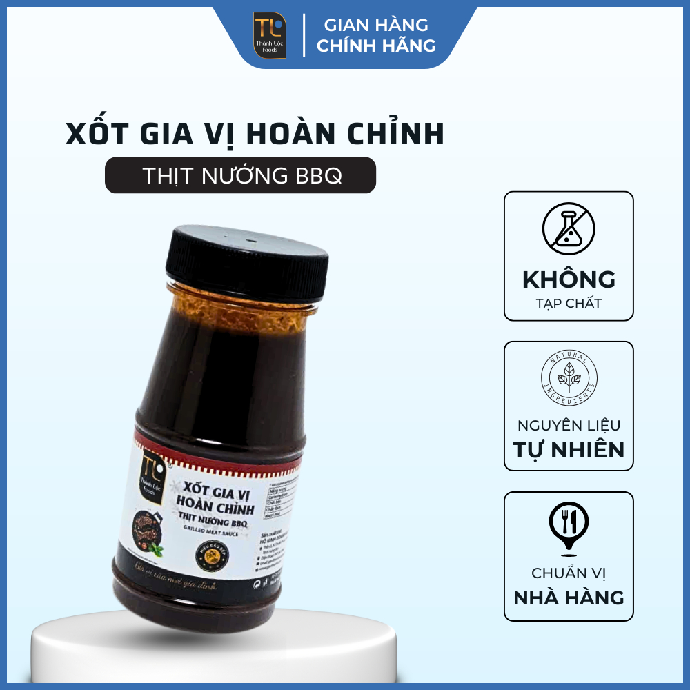 Xốt gia vị hoàn chỉnh (Thịt nướng BBQ) H140g (126g)