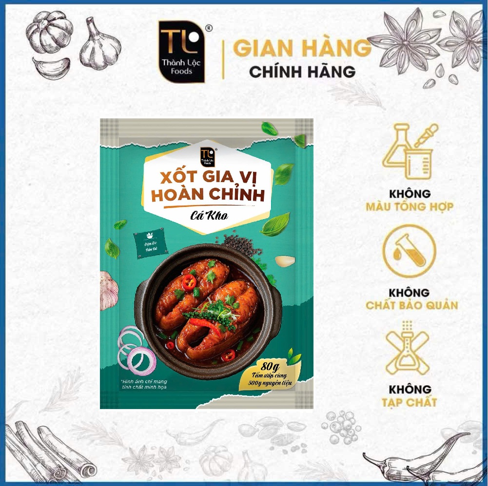 Xốt gia vị hoàn chỉnh (Cá kho) G85g (80g)