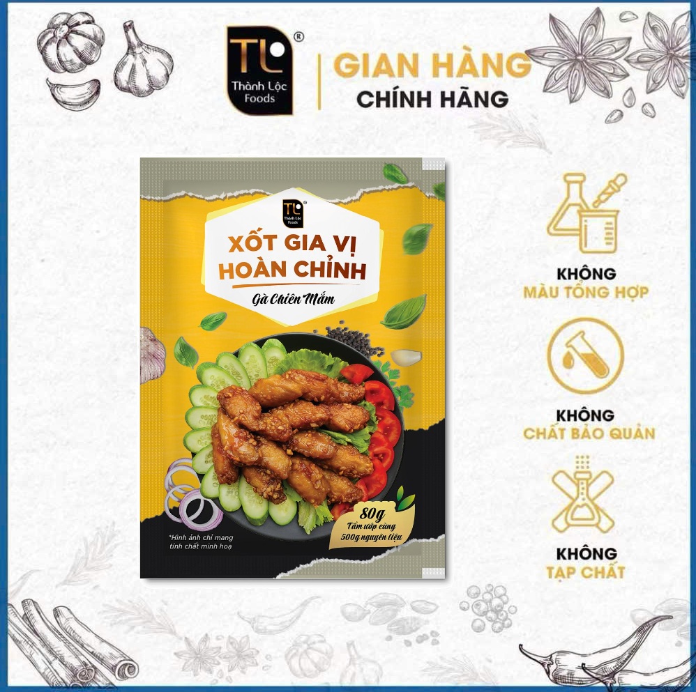 Xốt gia vị hoàn chỉnh (Gà Chiên Mắm) G85g (80g)