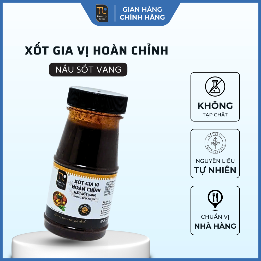 Xốt gia vị hoàn chỉnh (Nấu Sốt Vang) H140g (126g)