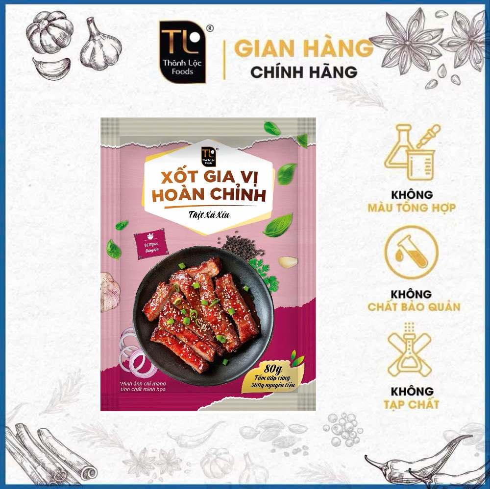 Xốt gia vị hoàn chỉnh (Thịt Xá Xíu) G85g (80g)