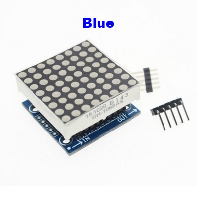 MAX7219 dot matrix module LED display 8*8 Blue