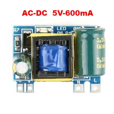 Nguồn AC Sang DC 5V-600mA