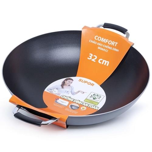 CHẢO CHỐNG DÍNH SUPOR W06A32 32 CM CHẢO CHỐNG DÍNH SUPOR W06A32 32 CM