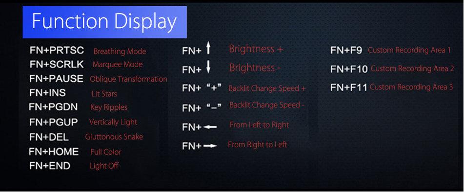 Bàn phím Cơ Aula si-890s Mechanical Led Rainbow