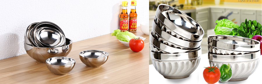 Bát đĩa tô inox nhiều mẫu- Donacook Việt Nam - khaytot.com