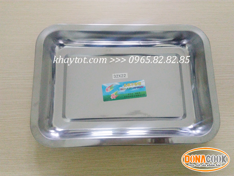 khay inox chữ nhật