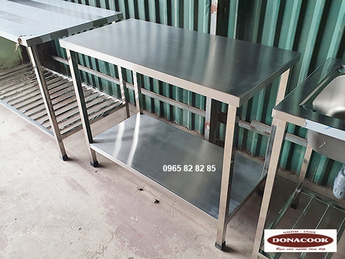bàn inox để đồ cao cấp