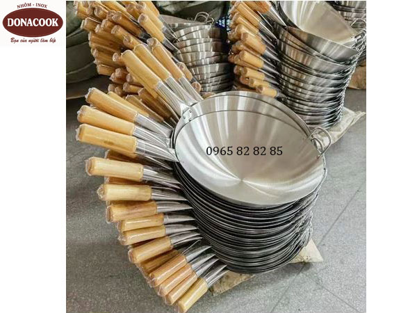 CHẢO LÕM INOX ĐƯỜNG KÍNH 40 CM