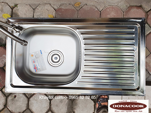 chậu rửa 1 hố inox 