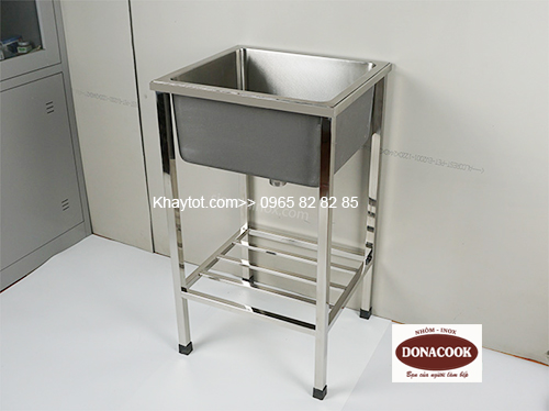 chậu rửa inox 1 hố 201