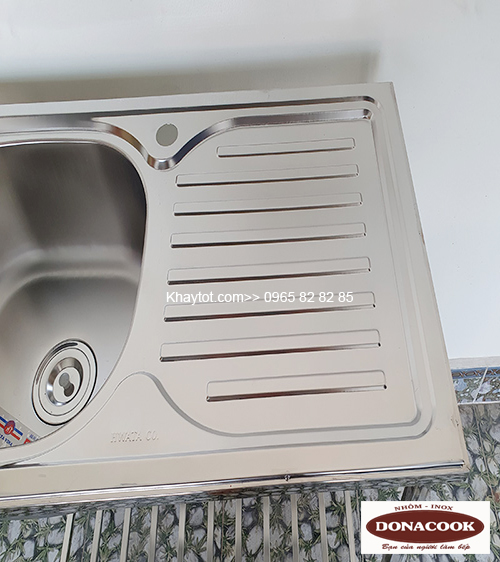 chậu rưa 1 hố inox 304