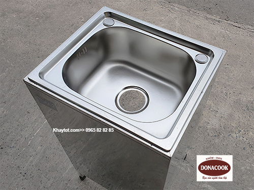 chậu rửa inox 1 hố 