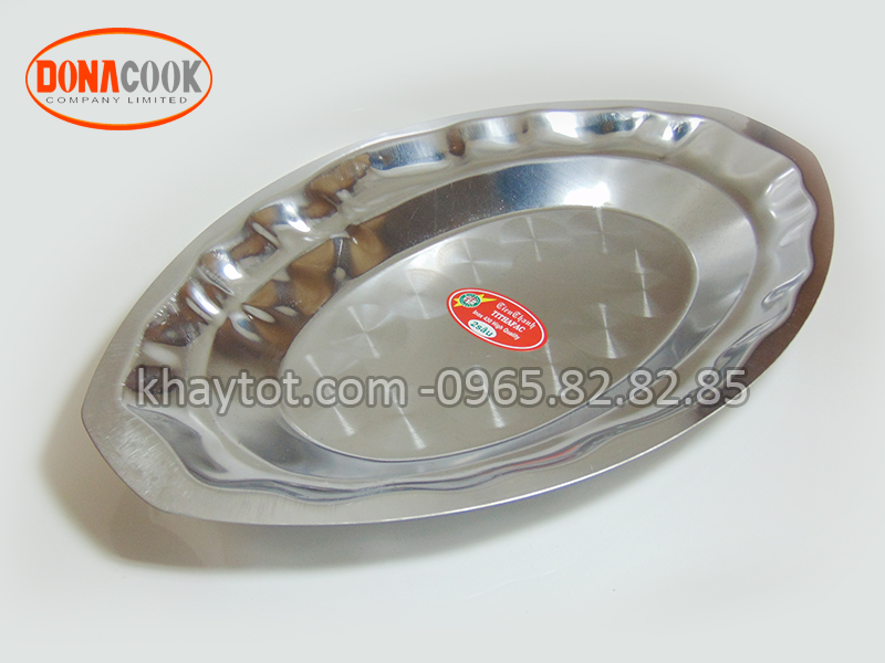 đĩa hấp cá inox