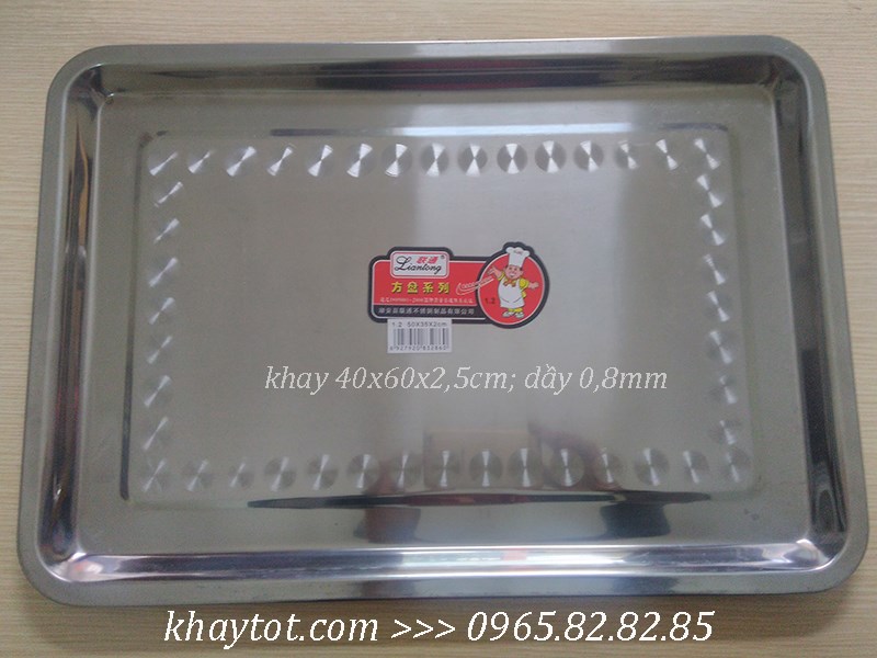 khay inox 40x60cm