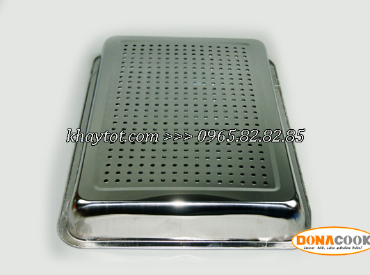 khay inox 40x60 có lỗ