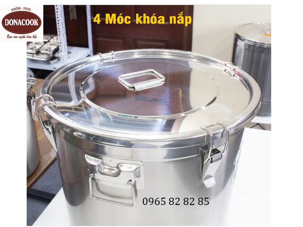 nồi inox, xô inox 50 lít 