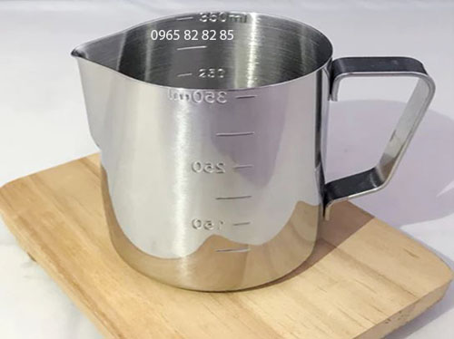 cốc đánh sữa inox chia vạch