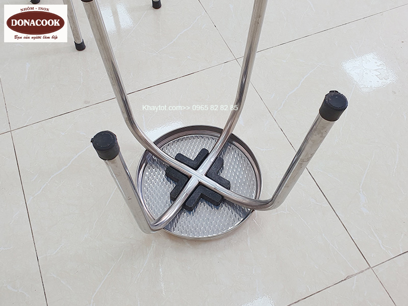 ghế đôn tròn có đệm cao su