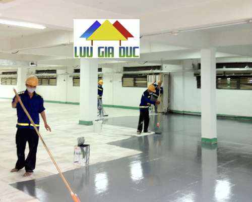 Quy trình thi công sơn epoxy hệ lăn Quy trình thi công sơn epoxy hệ lăn