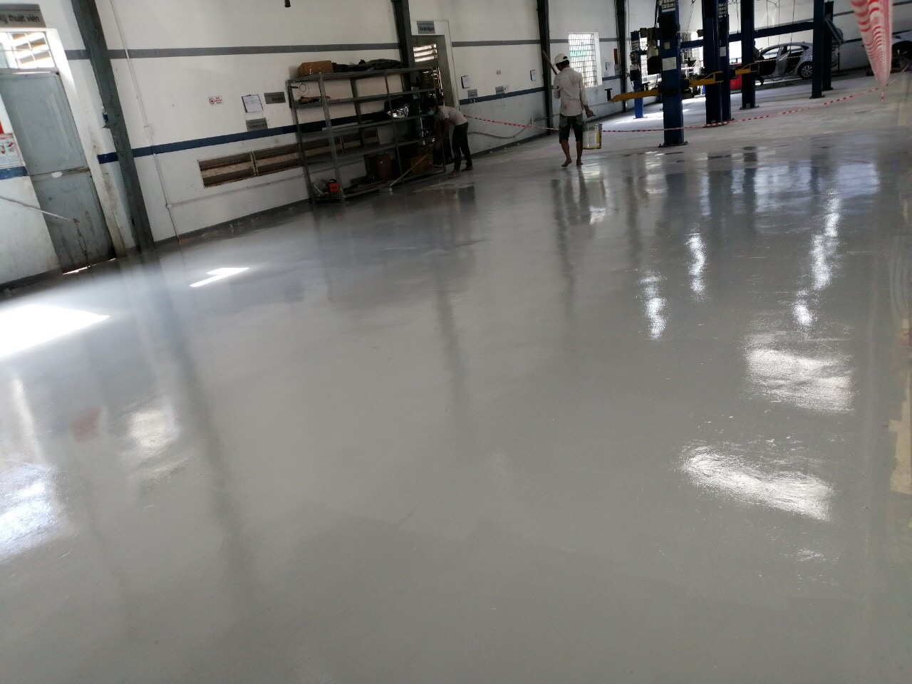 Sơn nền epoxy Vsip Tịnh Phong