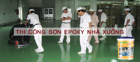 Thi công son epoxy nha xuong