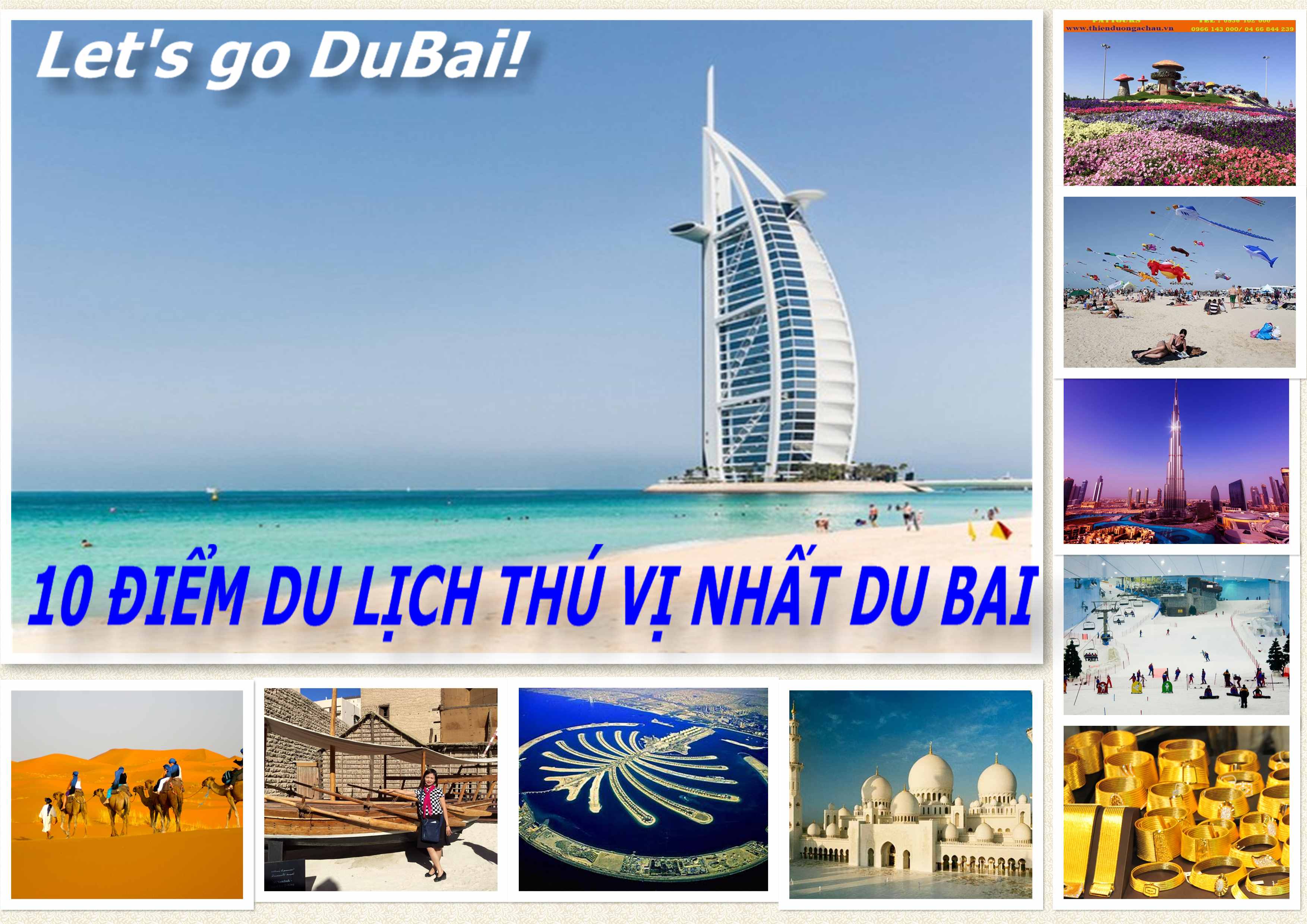 Thông tin hướng dẫn cho khách đi Du lịch DuBai