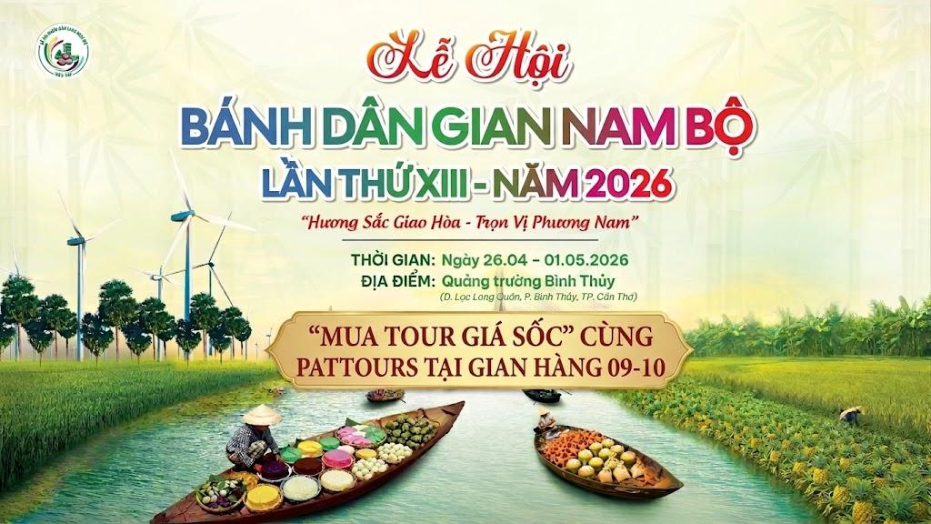 PATTOURS tại lễ hội bánh dân gian Nam bộ - Hội chợ Cần Thơ lần thứ 13