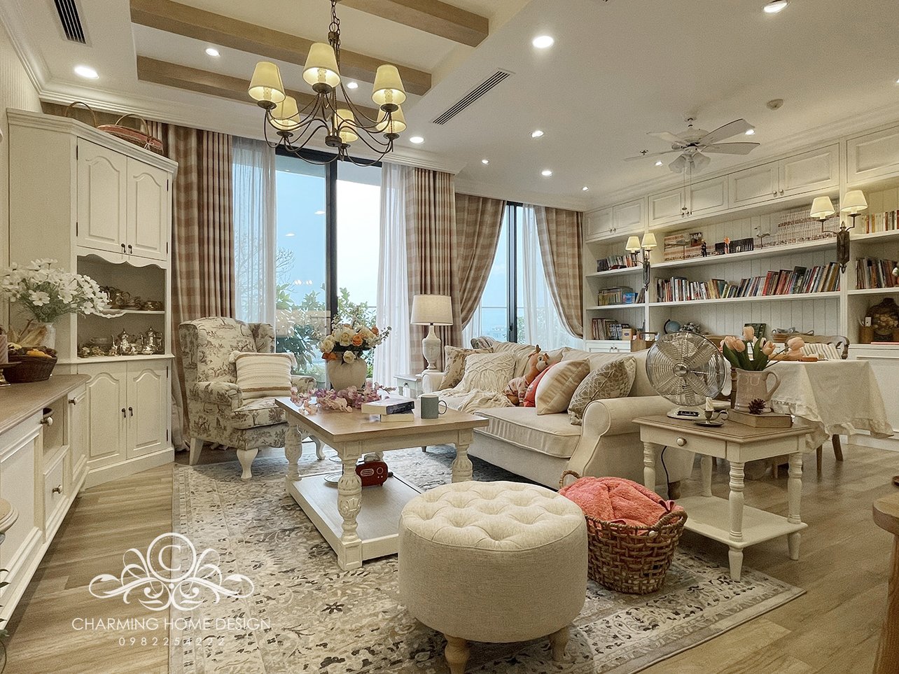 Thiết kế và thi công các căn hộ nội thất với yêu cầu thẩm mỹ cao