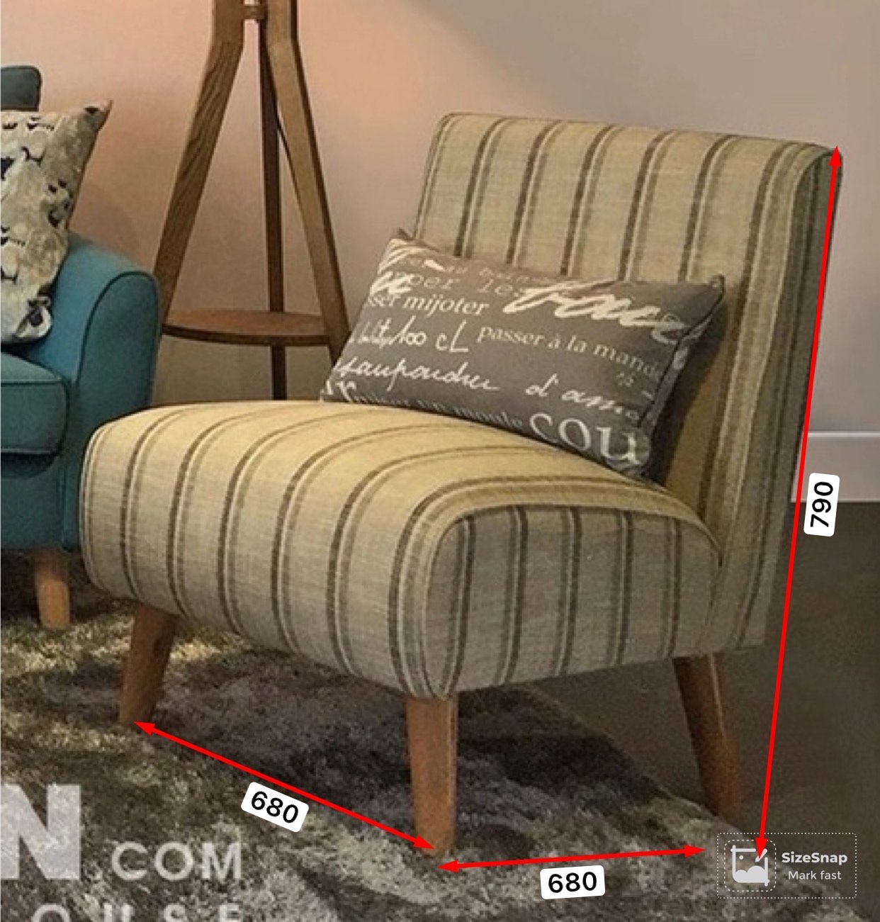 Sofa đơn không tay - Vải trung cấp - SFD25