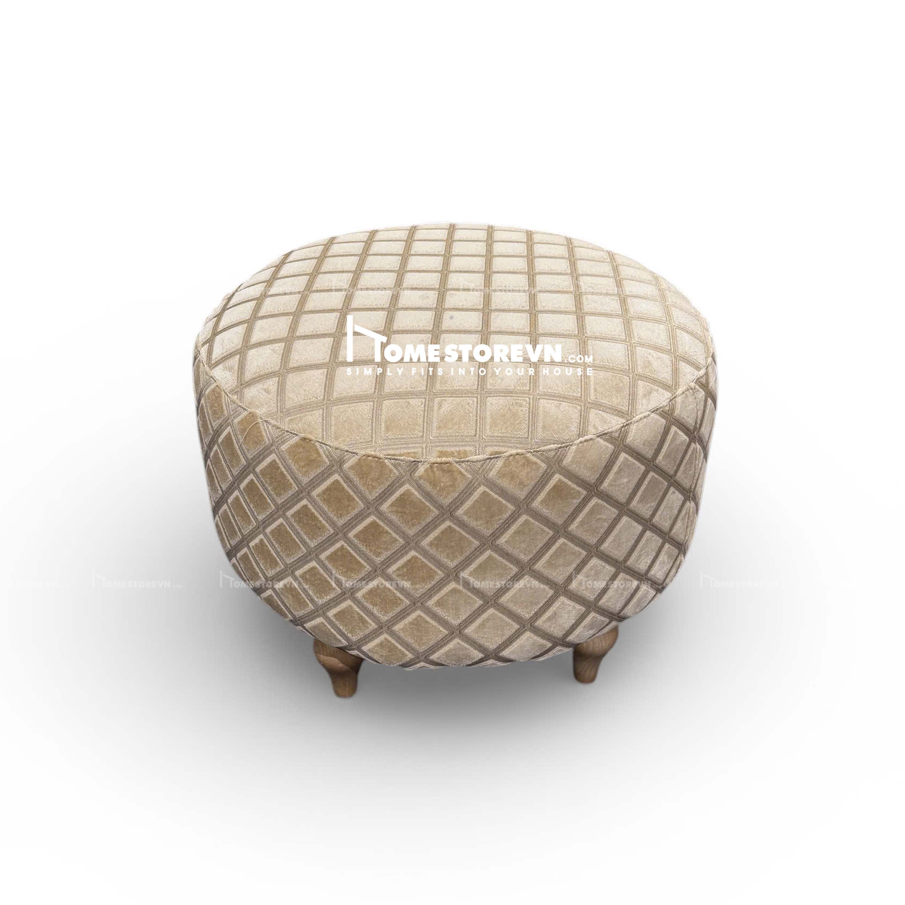 Đôn tròn mặt liền D= 55cm - DN4 - 3D