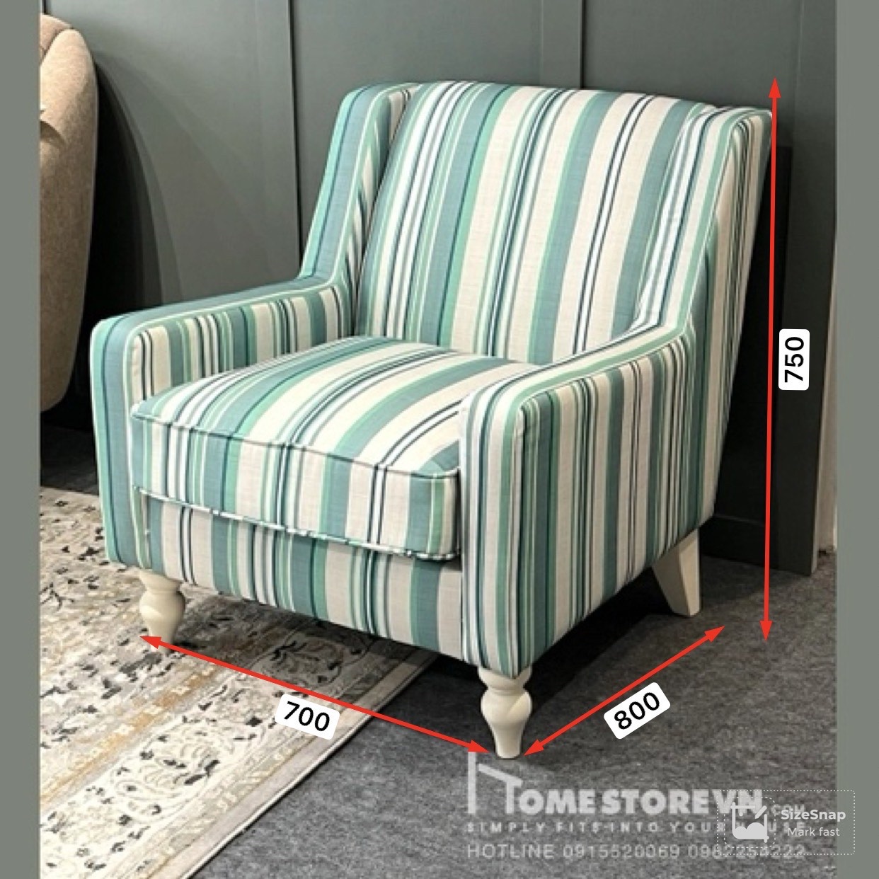 Sofa đơn tay gập