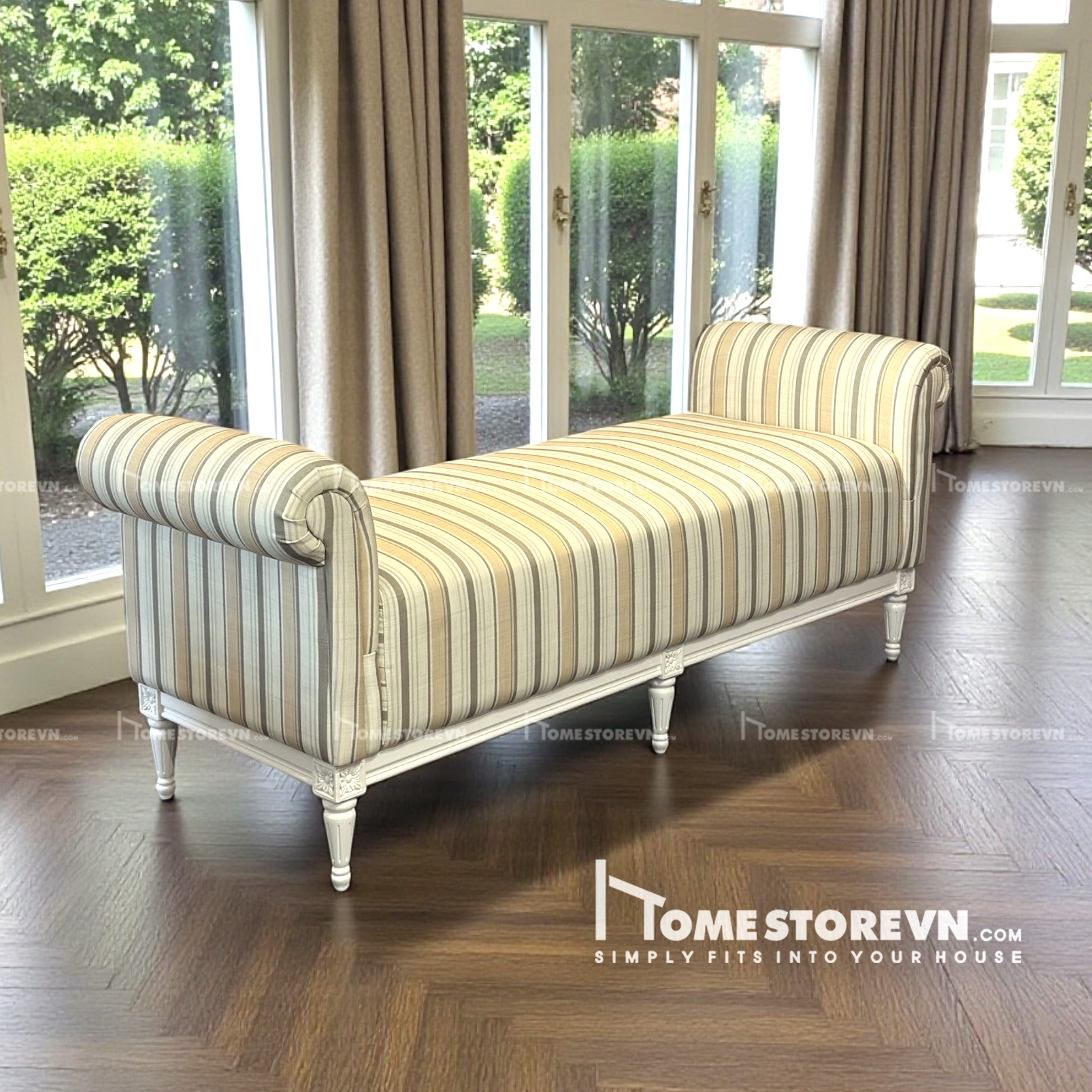 Đôn dài tay cuộn 2 đầu - DN5