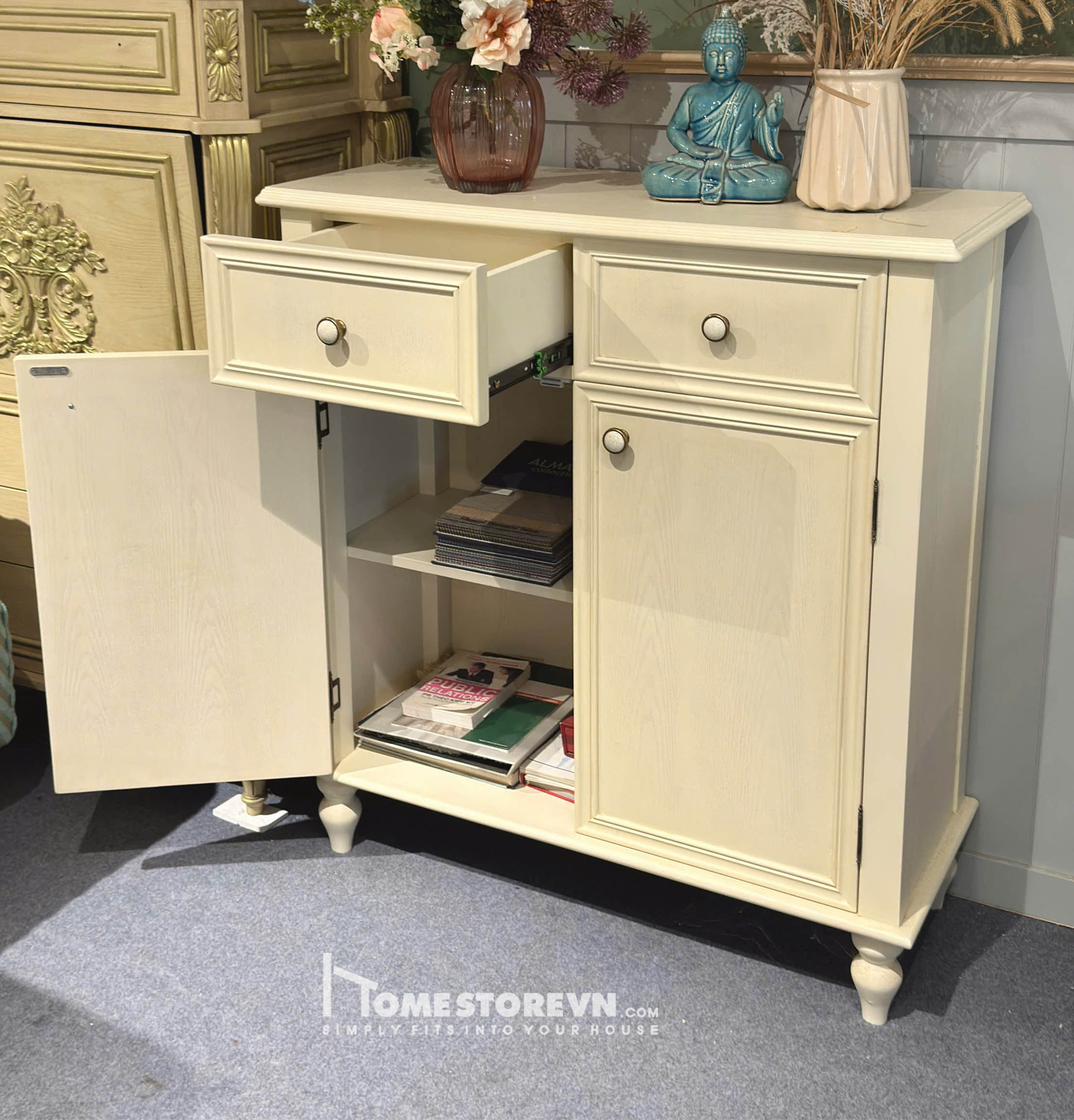 Tủ thấp vintage đa năng - TTR8