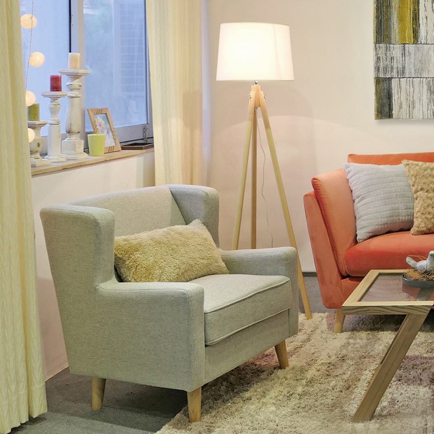 Sofa đơn tay gập KT rộng 69cm x sâu 75cm x cao 77cm