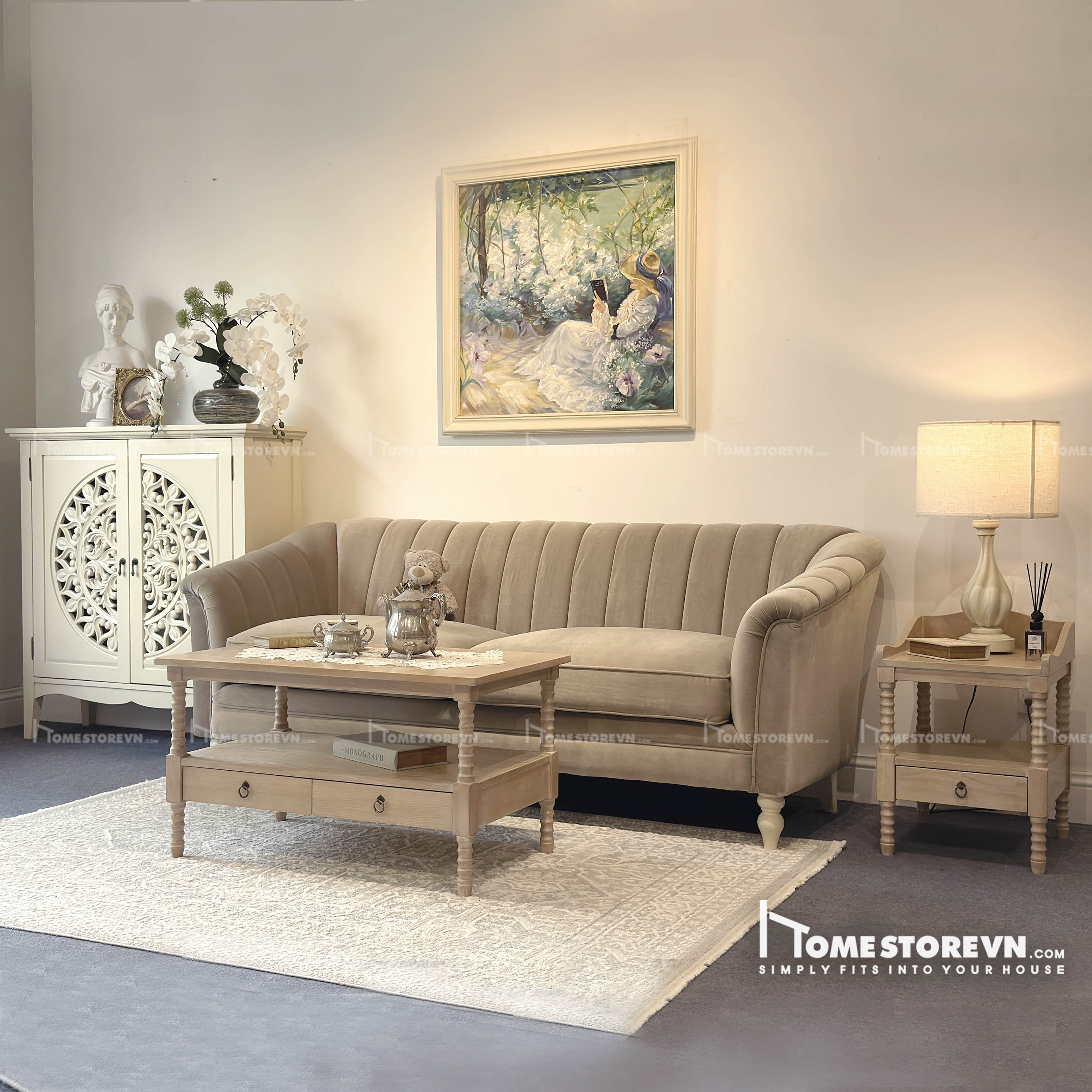 Bàn trà chữ nhật Luxo 01- BTR22