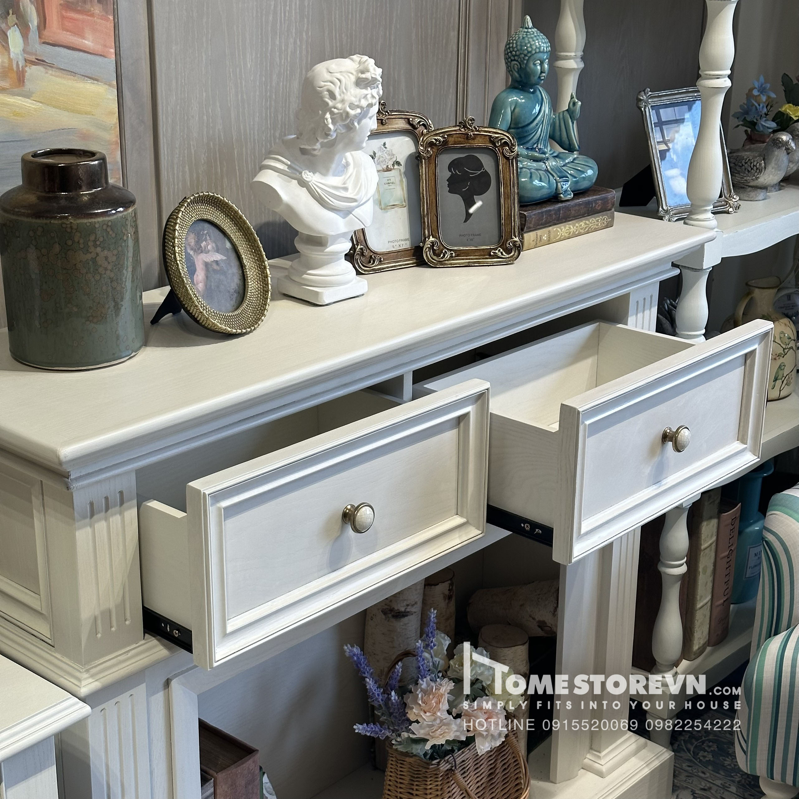 Tủ lò sưởi trang trí - LS1